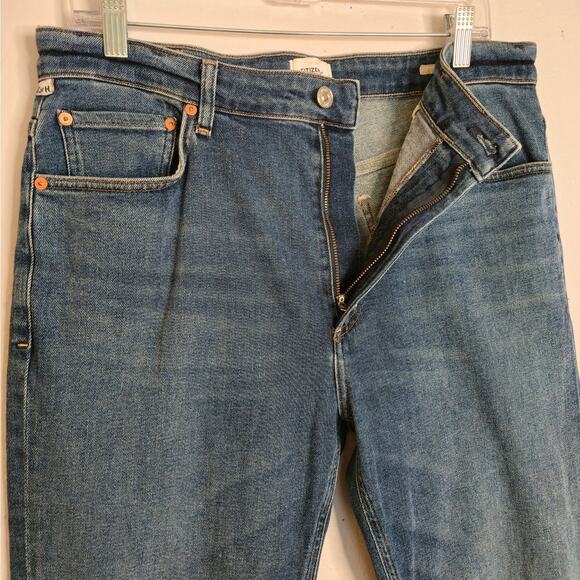 Citizens Of Humanity Zurie Ankle Straight Jeans Abalone Blue Size 31 Classic - Picture 4 of 8